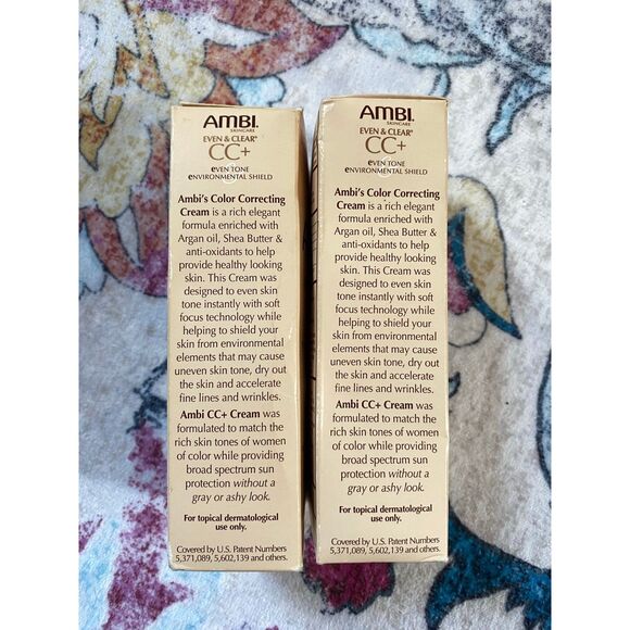 AMBI Skincare Even Clear CC+ Broad Spectrum SPF 30 Sunscreen Medium Dark lot - Picture 5 of 8